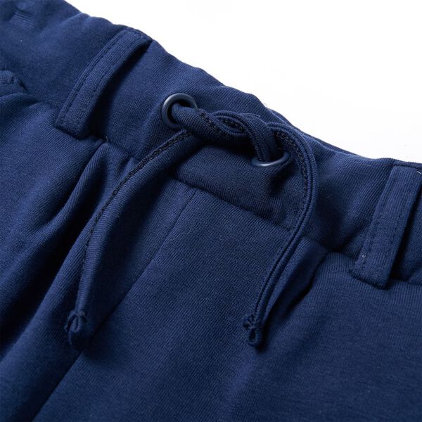 Pantalons pour enfants avec cordon de serrage bleu marine 116