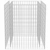 vidaXL Lit surélevé à gabion Acier galvanisé 90x90x100 cm