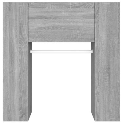 vidaXL Armoire de couloir Sonoma gris 97,5x37x99 cm Bois d'ingénierie