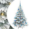 vidaXL Sapin de Noël artificiel avec 150 LED Vert 120 cm PE et PVC