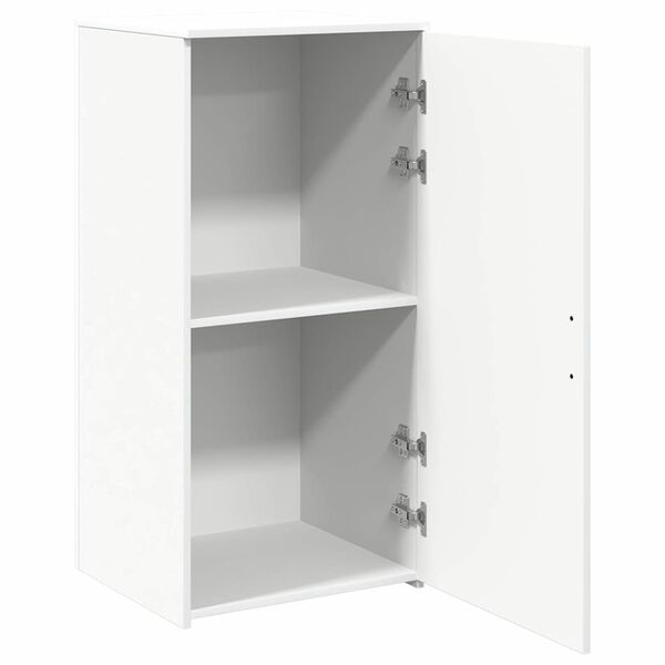 vidaXL Armoire de rangement blanc 50x45x103,5 cm bois d'ing&eacute;nierie