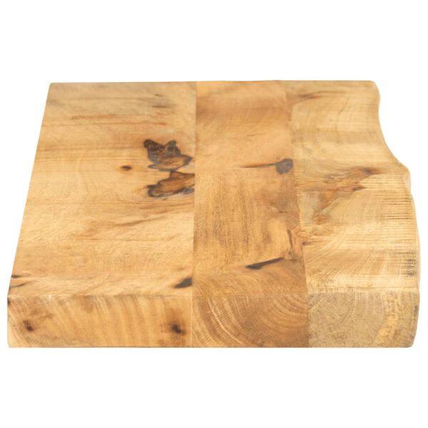 vidaXL Dessus de table 100x30x3,8cm bord vif bois massif manguier brut