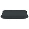 vidaXL Coussins de canap&eacute; palette lot de 4 Anthracite Tissu