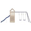 vidaXL Aire de jeux d'ext&eacute;rieur bois de pin massif