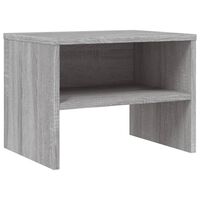 vidaXL Table de chevet Sonoma gris 40x30x30 cm Bois d'ingénierie