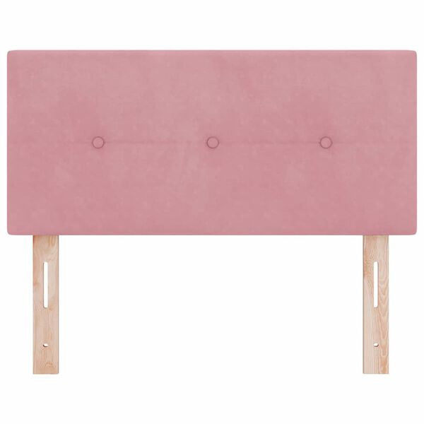 vidaXL T&ecirc;te de lit avec t&ecirc;te de lit Rose 100 cm Cuir synth&eacute;tique