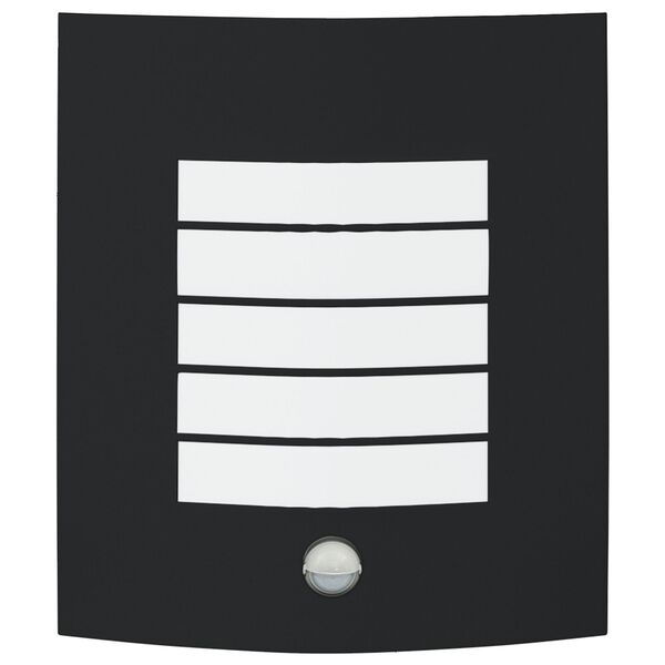 vidaXL Appliques murales extérieures 2 pcs Noir 23,5 x 10,5 x 26 cm