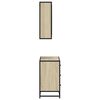 vidaXL Ensemble de meubles de salle de bain 2 pcs ch&ecirc;ne sonoma