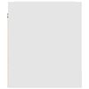 vidaXL Tables de chevet murales 2 pcs blanc 38x34x40 cm