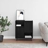 vidaXL Buffet Ch&ecirc;ne noir 60 x 35 x 70 cm