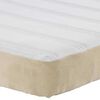 vidaXL Matelas de Lit avec matelas Vert 160 x 200 cm tissu