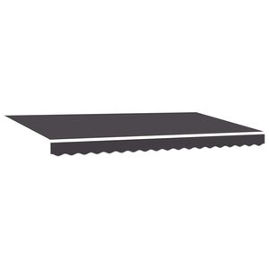 vidaXL Auvent r&eacute;tractable Anthracite 400 x 200 cm