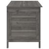 vidaXL Bo&icirc;te de rangement de jardin anthracite bois massif de sapin