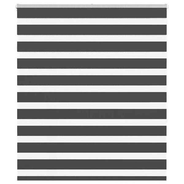 vidaXL Store zèbre noir 125x150 cm largeur du tissu 120,9 cm polyester