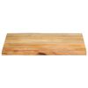 vidaXL Dessus de table 70x60x3,8 cm bord vivant bois massif manguier