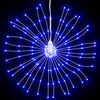vidaXL &Eacute;toile rayonnante de No&euml;l 140 LED 8 pcs bleu 17 cm