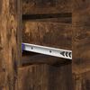 vidaXL Buffet avec tiroir Ch&ecirc;ne fum&eacute; 100 x 30 x 65,6 Bois d'ing&eacute;nierie