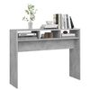 vidaXL Table console gris béton 105x30x80 cm bois d'ingénierie