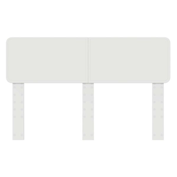 vidaXL T&ecirc;te de lit Blanc 140 cm Bois d'ing&eacute;nierie