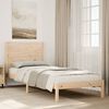 vidaXL Cadre de lit extra long sans matelas 90x220 cm bois massif