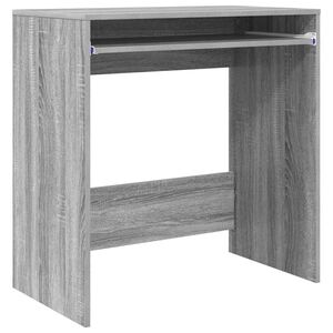 vidaXL Bureau Gris Sonoma 77,5 x 43 x 79 cm Bois d'ing&eacute;nierie