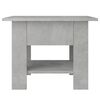 vidaXL Table basse gris b&eacute;ton 55x55x42 cm bois d'ing&eacute;nierie