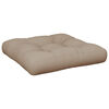 vidaXL Coussin de palette taupe 58x58x10 cm tissu