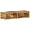 VidaXL Meuble TV mural 80x30x19 cm bois massif de manguier brut