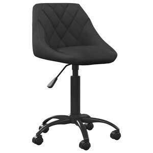 vidaXL Chaise de salle &agrave; manger Noir Velours