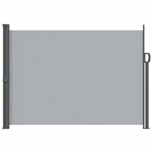 vidaXL Store lat&eacute;ral r&eacute;tractable 100% polyester fer acier