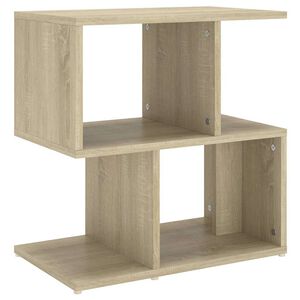 vidaXL Table de chevet ch&ecirc;ne sonoma 50x30x51,5 cm bois d'ing&eacute;nierie