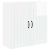 vidaXL Meuble mural LUCCA Blanc brillant 80 x 31 x 80 cm