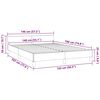 vidaXL Cadre de lit sans matelas bleu foncé 140x190 cm velours
