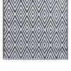 vidaXL Tapis d'extérieur ARAKIL Blanc et noir 80x150 cm PP