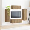vidaXL Ensemble meuble TV 3 pcs Ch&ecirc;ne artisanal Bois d'ing&eacute;nierie