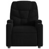 vidaXL Fauteuil de massage inclinable &eacute;lectrique Noir Tissu