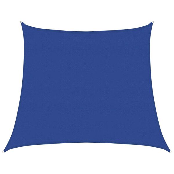vidaXL Voile d'ombrage 160 g/m&sup2; trap&egrave;ze bleu 4/5x4 m PEHD