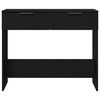 vidaXL Table console Chêne noir 90 x 36 x 75 cm Bois d'ingénierie