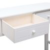 vidaXL Table console Blanc 90 x 30 x 77 cm Bois
