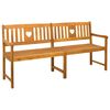 vidaXL Banc ext&eacute;rieur Naturel 180 x 55,5 x 90 cm Bois d'Acacia Massif