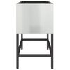vidaXL Bac de jardin sur&eacute;lev&eacute; Argent 60 x 26 x 45 cm Acier galvanis&eacute;