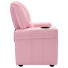 vidaXL Fauteuil inclinable enfants Similicuir Rose