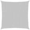 vidaXL Voile d'ombrage gris clair 2x2 m 100% polyester oxford
