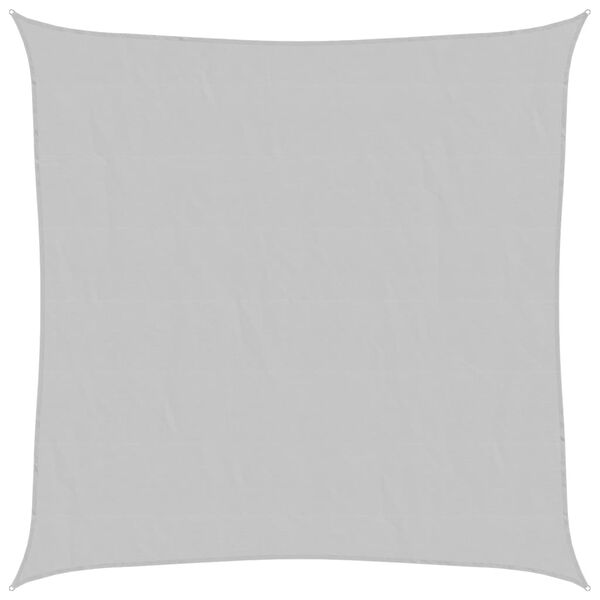 vidaXL Voile d'ombrage gris clair 2x2 m 100% polyester oxford