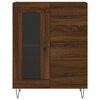 vidaXL Buffet ch&ecirc;ne marron 69,5x34x90 cm bois d'ing&eacute;nierie