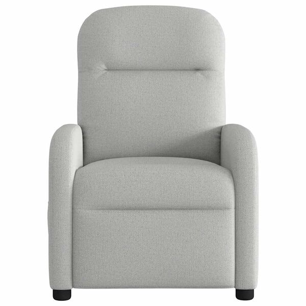 vidaXL Fauteuil inclinable gris nuage tissu