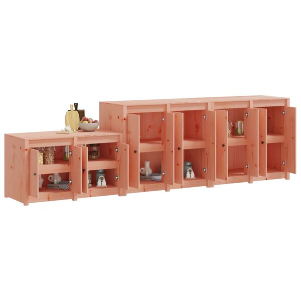 vidaXL Armoires de cuisine d'ext&eacute;rieur 3 pcs bois massif douglas