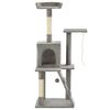 vidaXL Arbre &agrave; chat avec griffoirs en sisal 120 cm Gris