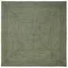vidaXL Tapis de surface Carr&eacute; Vert olive 200 x 200 cm Jute