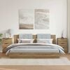 vidaXL Tables de chevet 2 pcs ch&ecirc;ne artisanal bois d'ing&eacute;nierie